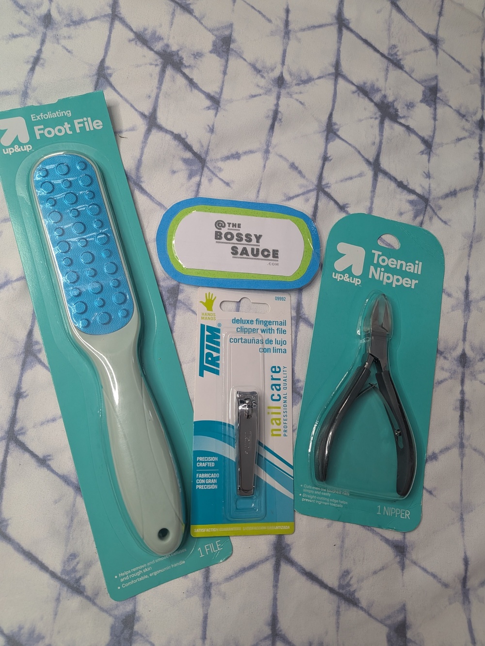🌸 Foot Care Tool Trio: Foot File + Toenail Nipper + Nail Clipper Bundle NWT